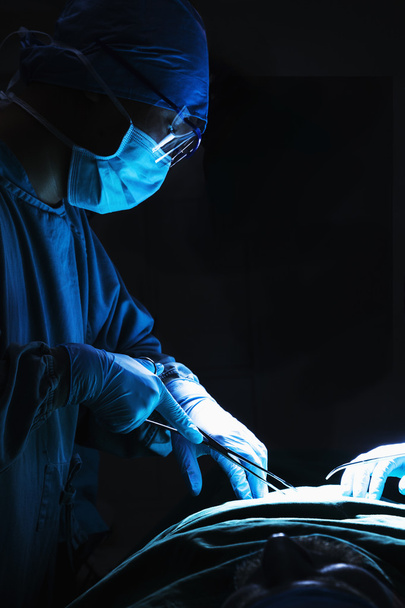 Surgeon holding surgical equipment - Photo, Image