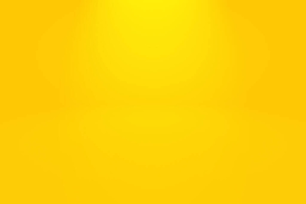 Magiczna abstrakcyjna miękka kolorystyka lśniącego żółtego gradientowego tła studia. - Zdjęcie, obraz