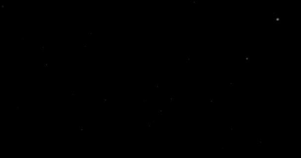 elvont Repülő por részecskék fekete alapon - Felvétel, videó