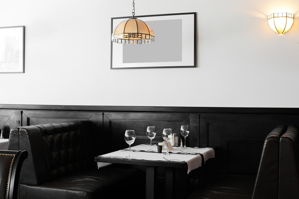 beautiful interior of modern restaurant - Foto, Imagem