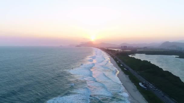 Veduta aerea di Rio de Janeiro, Brasile. - Filmati, video