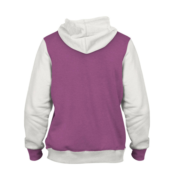 Get this Back View Pulls Over Hoodie Mock Up in Royal Lilac Color to complete your design process.. - Fotografie, Obrázek