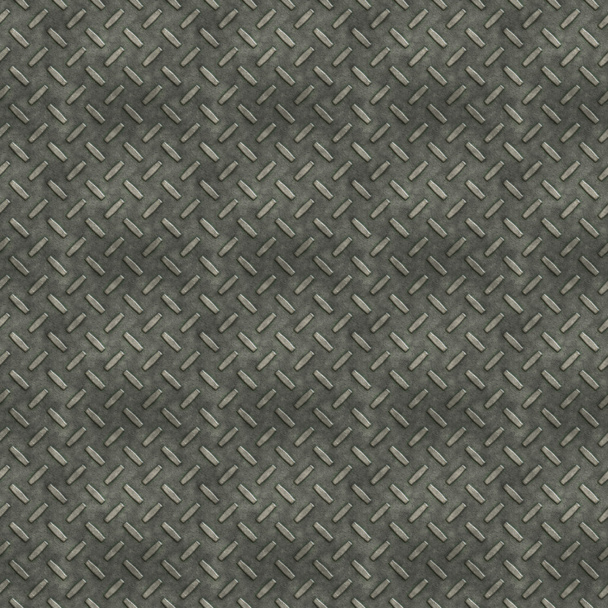Textura de suelo de metal antideslizante resistente con arañazos y marcas de óxido: textura perfecta para modelar y renderizar en 3D
 - Foto, Imagen
