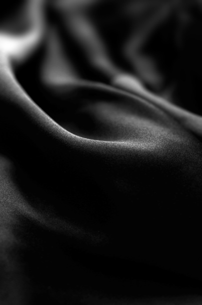Ondas de seda negras - textura fotográfica natural
 - Foto, imagen