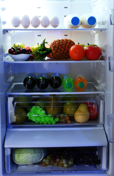 Refrigerator full of food - Valokuva, kuva