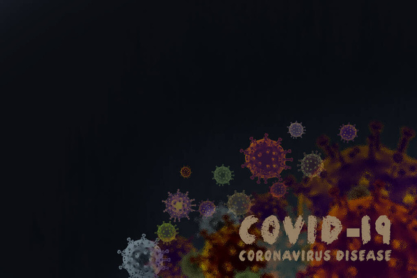 Cesser la propagation COVID-19 Éclosion mondiale du virus Corona pandémie - Photo, image