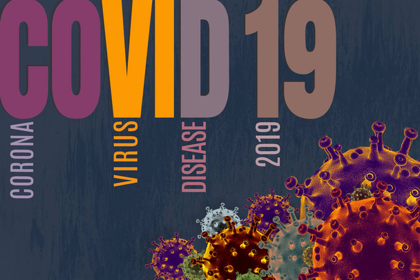 Stoppt die Ausbreitung des COVID-19 Corona-Virus bei Ausbruch der weltweiten Pandemie - Foto, Bild