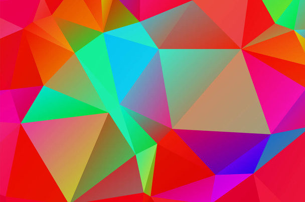 Antecedentes vívidos en el estilo del cubismo. Fondos de pantalla de color
 - Vector, Imagen
