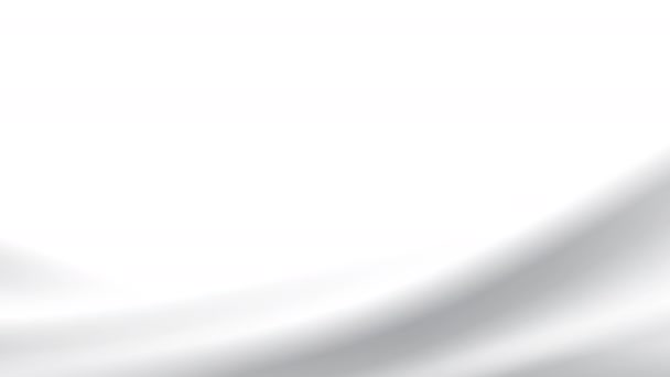 4k Abstract wit moderne vorm lijn curve naadloze witte achtergrond.Beweging Grafische stof decoratie achtergrond.Ruimte voor uw tekst.Creative Design business cover banner.Minimale oppervlakte. - Video