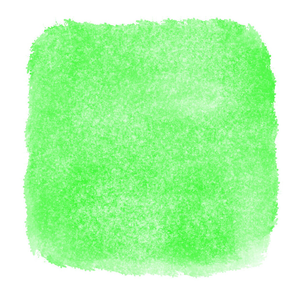 Φως ασβέστη πράσινο ακουαρέλα υφή φόντο ταπετσαρία φόντο. Σχέδιο χεριών τετράγωνο ακουαρέλα χρώμα σε χαρτί. Σκληρή υφή grunge aquarelle απόχρωση - Φωτογραφία, εικόνα