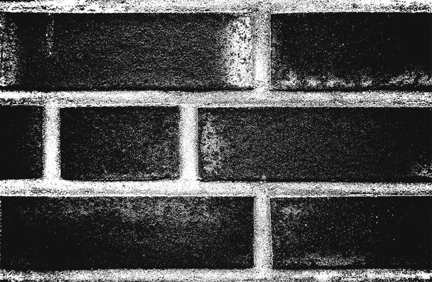 Perturbar a textura da parede de tijolo velho. Fundo grunge preto e branco. Ilustração vetorial do EPS8
. - Vetor, Imagem