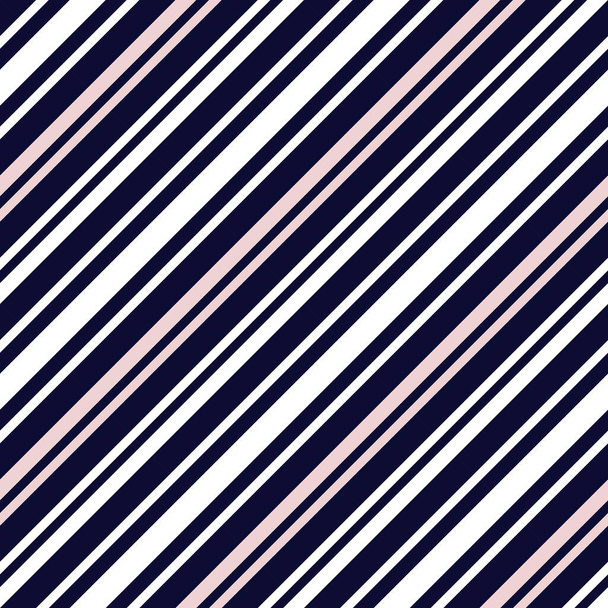 Pinke und marine diagonal gestreifte nahtlose Muster Hintergrund geeignet für Mode-Textilien, Grafiken - Vektor, Bild