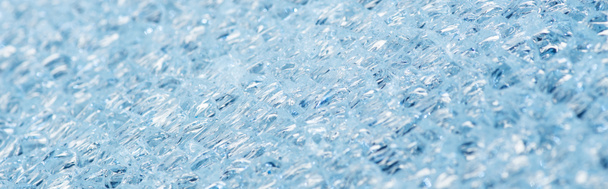 abstrato azul vidro texturizado fundo, orientação panorâmica
 - Foto, Imagem