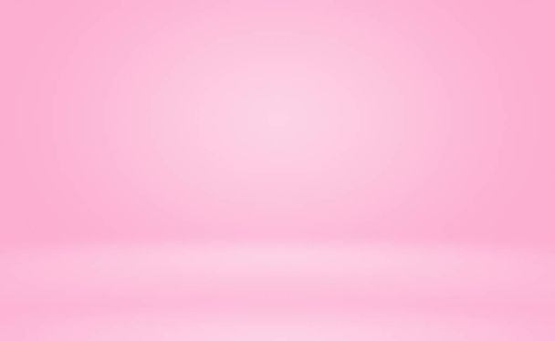 Abstracto vacío suave luz rosa estudio sala de fondo, utilizar como montaje para la exhibición del producto, banner, plantilla. - Foto, imagen