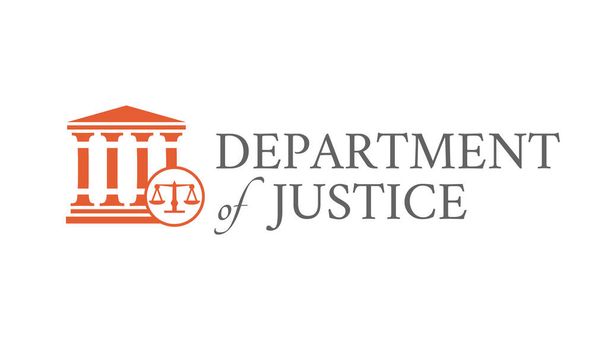 Αμερικανικό Υπουργείο Δικαιοσύνης Εικονογράφηση φόντου  - Διάνυσμα, εικόνα