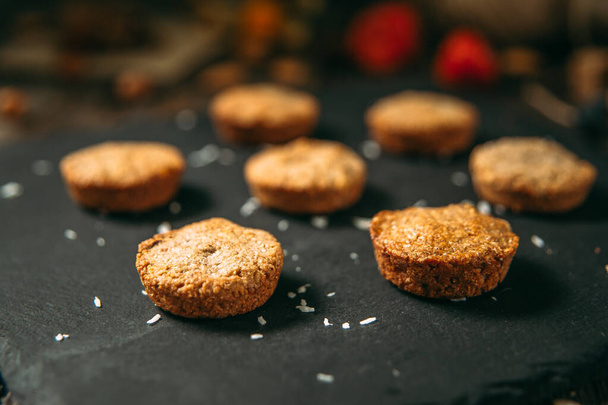 Sweet healthy dessert cookies oatmeal  - Valokuva, kuva