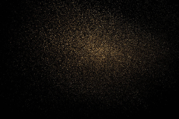Plusk wody izolowany na czarnym tle - Zdjęcie, obraz