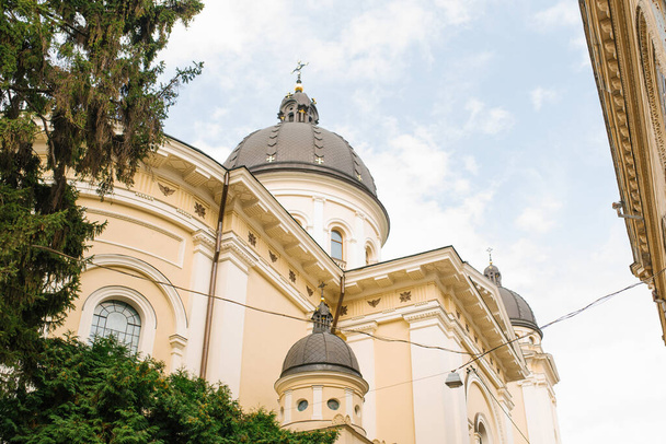 Lviv, Ukraine. October 2019. Church of the Transfiguration (former Trinitarian Church) - Фото, изображение