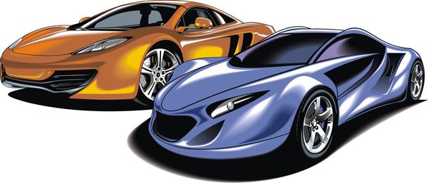 mi diseño original de coches deportivos
 - Vector, imagen
