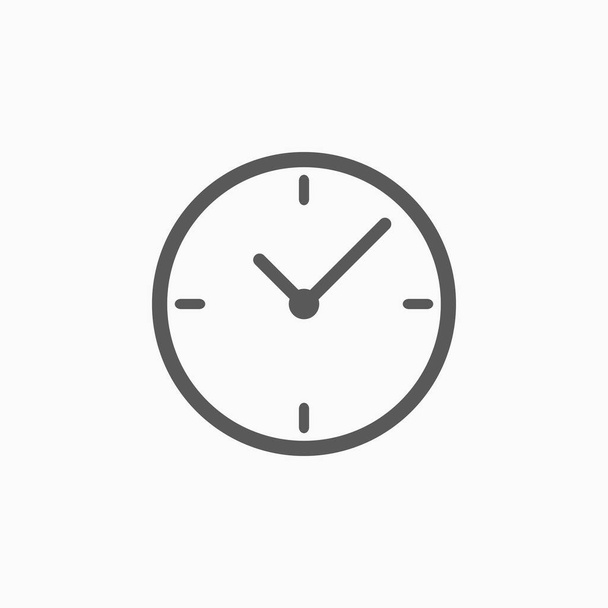 icona dell'orologio, vettore del tempo, illustrazione dell'allarme
 - Vettoriali, immagini