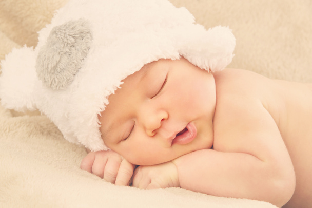 bebé recién nacido dormido - Foto, imagen