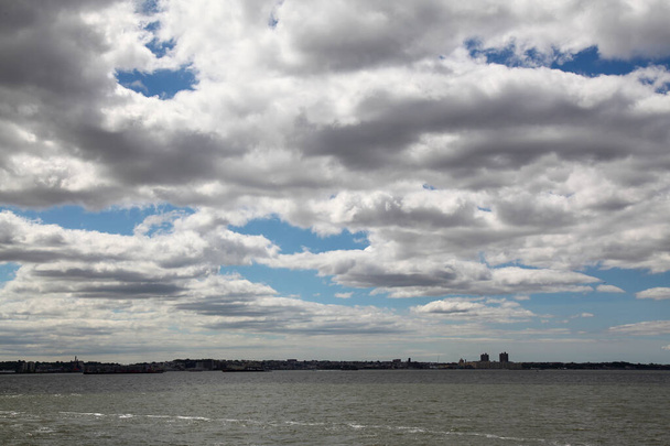 The skyscape on the sea before storm at NEW YORK ,USA - Fotó, kép