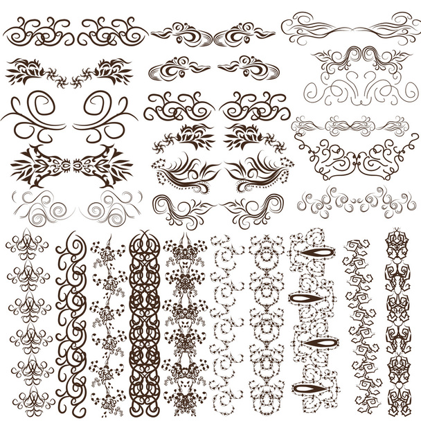 collection of vector design elements. blanks for your creations - Vector, Image