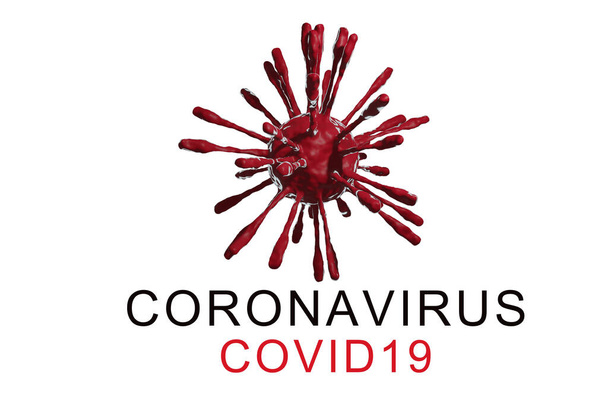 covid 19 für stop covid 19 Virus covid-19 oder corona protected Hilfe zum Schutz vor Viruswarnungen vor 3D RENDER - Foto, Bild