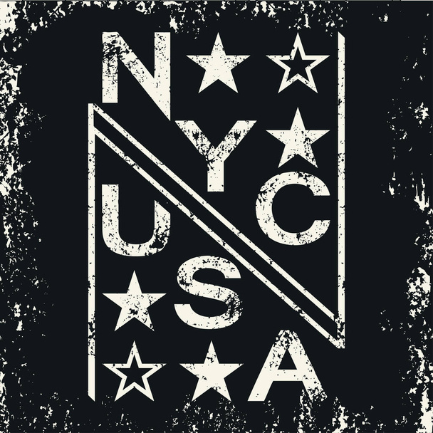 Типографіки, футболка Нью-Йорк, Нью-Йорк дизайн графіки - Фото, зображення