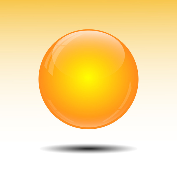 Glossy sphere - Vetor, Imagem