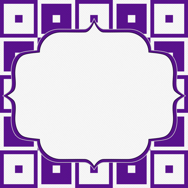 Purple and White Tapestry Square Fabric Background - Photo, Image