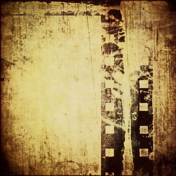 Old grunge film strip background - Photo, Image
