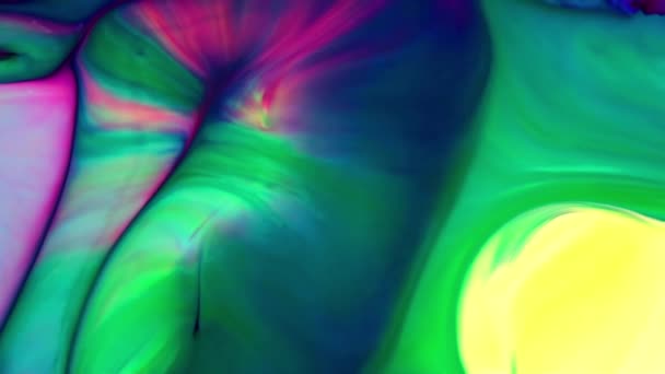 1920x1080 25 fps. sehr schöne Tinte abstrakte psychedelische Farbe flüssige Bewegung Hintergrund Textur Video. - Filmmaterial, Video