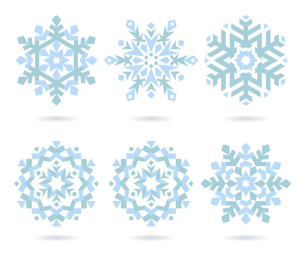 Copos de nieve - Vector, Imagen