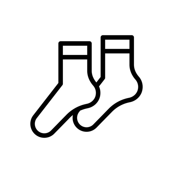 socks vector thin line  icon - Vettoriali, immagini