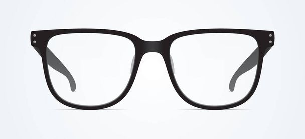 Eyeglasses isolated on background. - Vector, Image