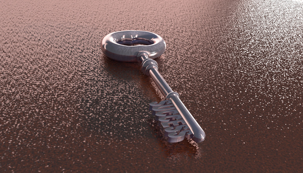 3D ілюстрація ключ з написом SUCCESS
 - Фото, зображення
