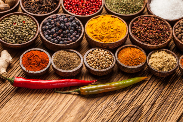 A selection of spices - Photo, Image