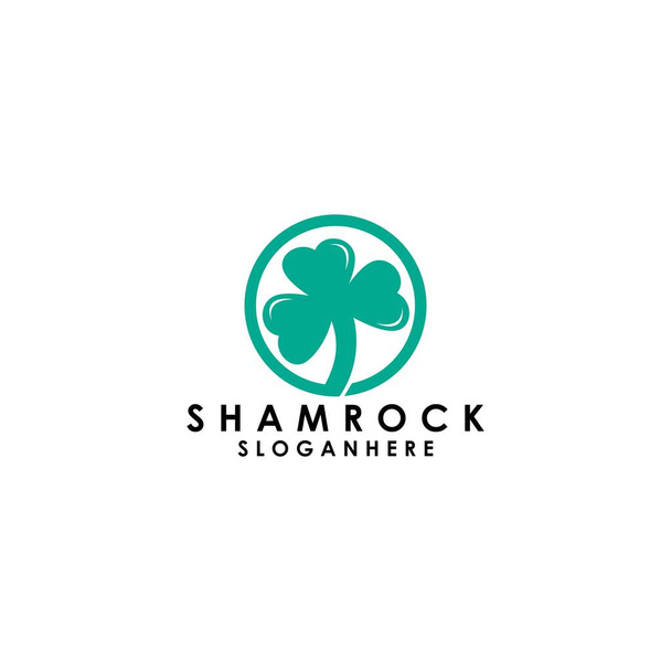 Shamrock logo design concept vector - Vektor, obrázek