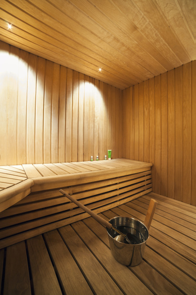 Interior of a Finnish sauna. - Photo, Image