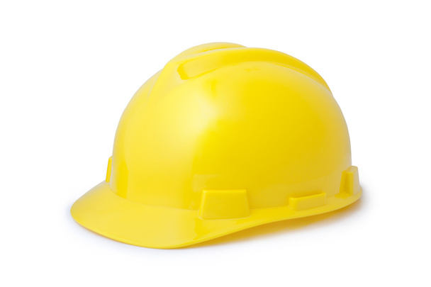 Casco De Trabajo De seguridad Amarillo sombrero duro con correa de barbilla Gratis