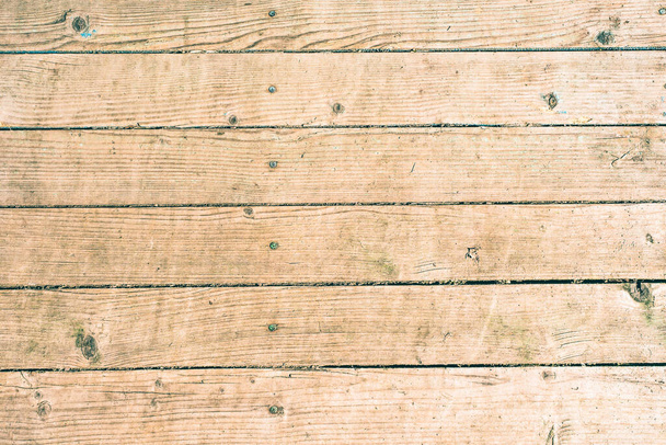 Παλιές σανίδες με τα υπολείμματα πράσινου χρώματος - ρουστίκ ξύλινο φόντο - Φωτογραφία, εικόνα