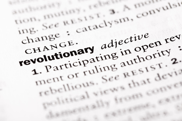 Definizione del dizionario di "rivoluzionario
" - Foto, immagini