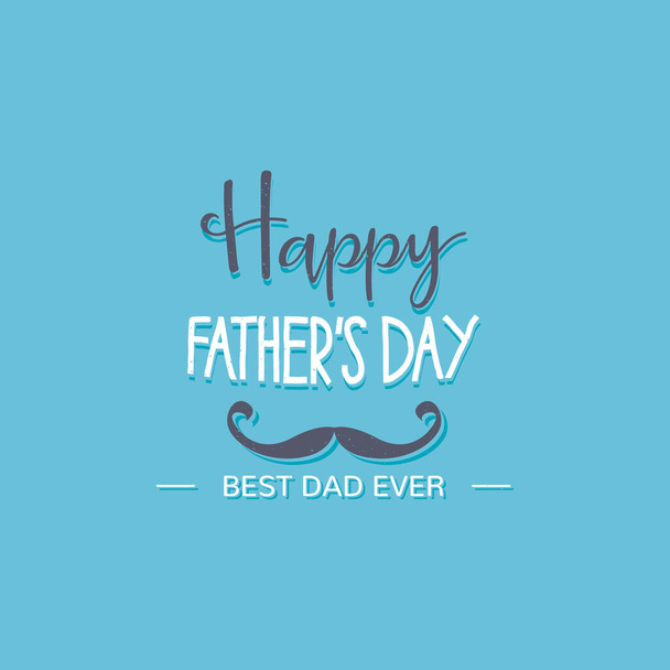 Poster for dad with text - Vector, Imagen
