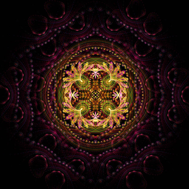 Filigree  Fractal  Mandala    - Fractal Art - Photo, Image