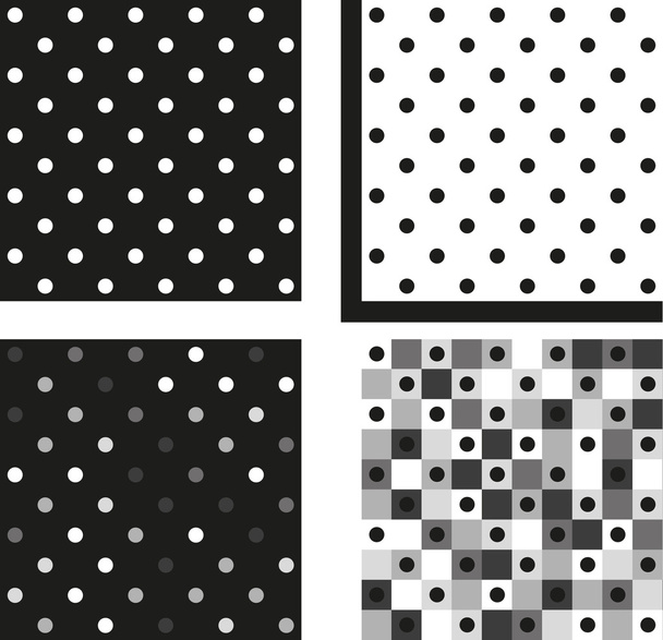 Set of 4 patterns - Vector, Image