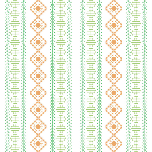 Roztomilý stehy vyšívací styl pro tkaniny bavlněný design. Kolekce - Vektor, obrázek
