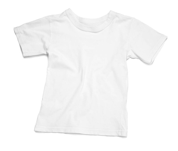 Stylish t-shirt on white background - Photo, Image