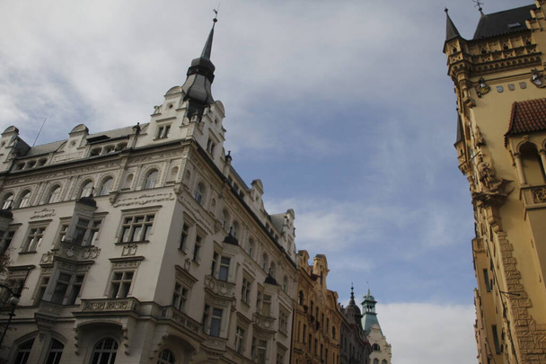 Prága városának építészete - Fotó, kép