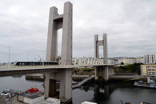 La Recouvrance Brücke in Brest  - Foto, Bild